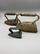 Vintage Lot of 3 Sad Iron Cast