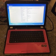 HP Pavilion G6 - AMD E-350 - 4GB Ram - Win 7 Pro - Pink