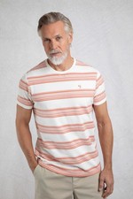 Weird Fish Xavier Eco Crepe Stripe T-Shirt