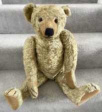 Large Antique Vintage Farnell Mohair 26” Teddy Bear British C.1920s
