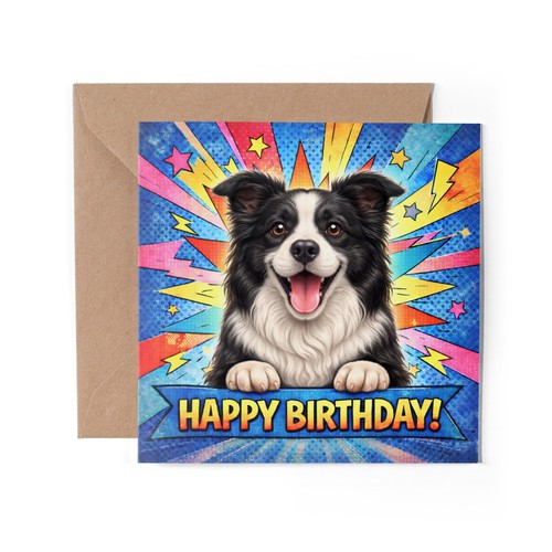 Border collie card dog - 1, x