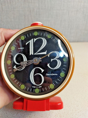 Vintage soviet alarm - soviet, clock