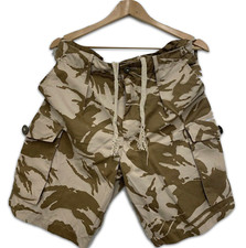 DESERT COMBAT SHORTS - Waist 84cm & under, Camo Cargo , British Army Military