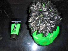 Incredible Hulk Rubber Headpiece Wig