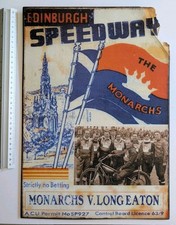 Edinburgh speedway programme - edinburgh,