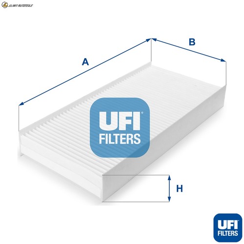 Interior air filter 136 - filter, 53.136.00
