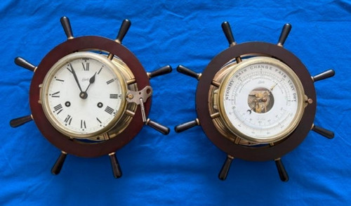 Vintage schatz ship clock - clock, &