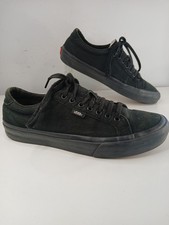 Vans Mens Skate Shoes - Size UK 9 / EUR 43 - Black Authentic Casual Sneakers