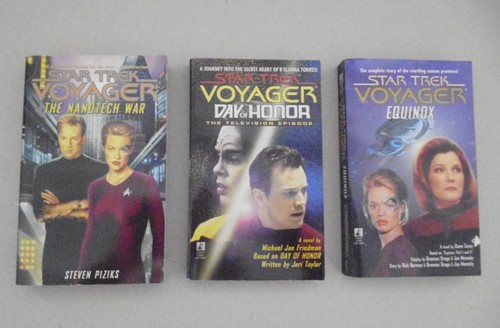 Star trek voyager books - voyager-, 3x