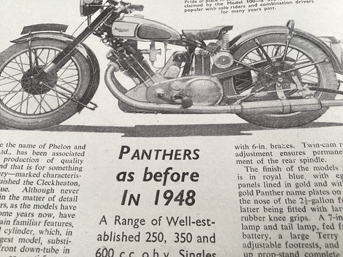 Panther 100 period 1947 - panther,