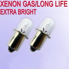  2 worklight Torch Bulbs 18V