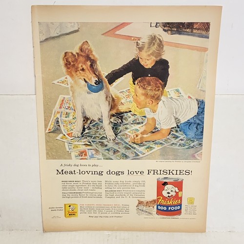 Vintage 1956 friskies horse - vintage,
