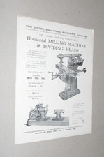 TOM SENIOR, MILLING MACHINE
