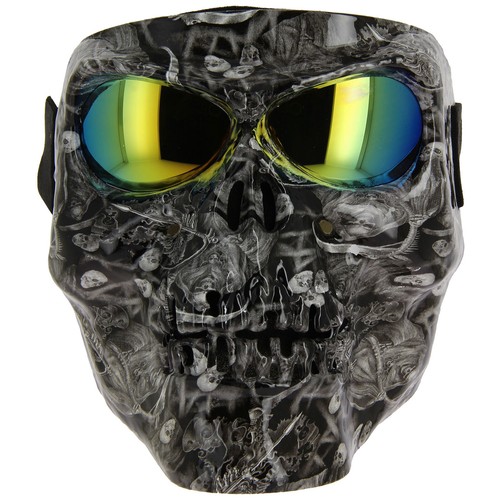Full face mask skulls - face,