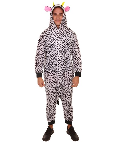 Women cow jumpsuit black - jumpsuit,