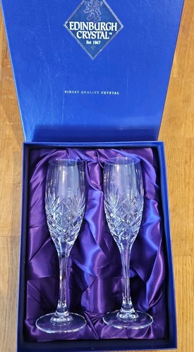 Pair edinburgh crystal - ,