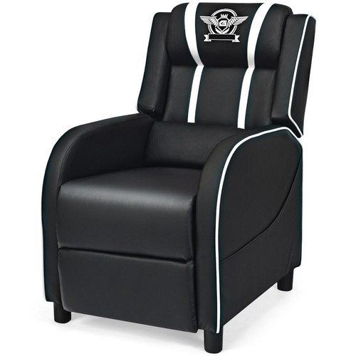 Leather single recliner - pu,