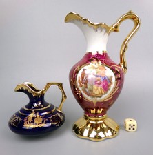 Vintage Limoges Jug Vases x 2