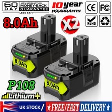 Pack battery 0ah for - 2-pack, ryobi