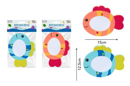 Baby bath mirror - frame, foam