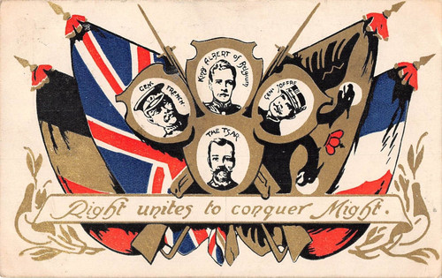 Postcard military wwi - ,
