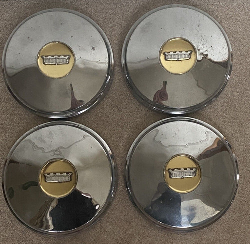 Opel kapitan chrome hubcaps - opel,