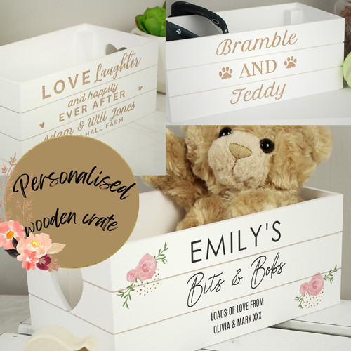 Personalised homeware storage - personalised,