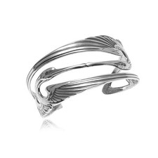 Art Nouveau Cranes Bangle 925