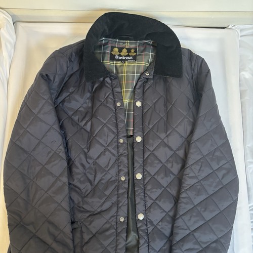Barbour gore tex navy quilted - barbour, gore-tex