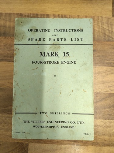 Villiers mark operating - 15,