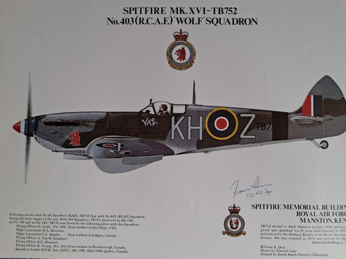 Squadron print spitfire - squadron,