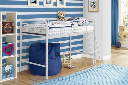 Dhp midsleeper bunk bed white - bed,