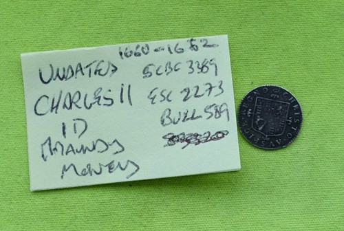 One pence 1p - (1660-1662),