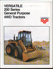 VERSATILE "200 Series" Bidirectionai General Purpose Tractors Brochure Leaflet