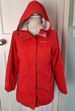Craghoppers Aquadry Red Hooded Waterproof Raincoat - Size 8