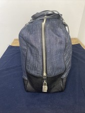 Prada boston denim duffel