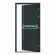 Industrial fire exit door - fire, |