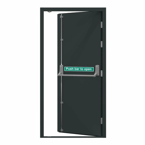 Industrial fire exit door - exit, |