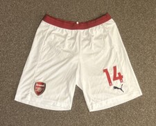 Pierre-Emerick Aubameyang Matchworn/Issued Arsenal FC 2018/19 Home Shorts, VGC