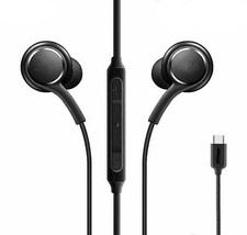 For Samsung S23/S22/S21/S20/S10/Note 10 5G USB-C Ear Phones Headphones With Mic