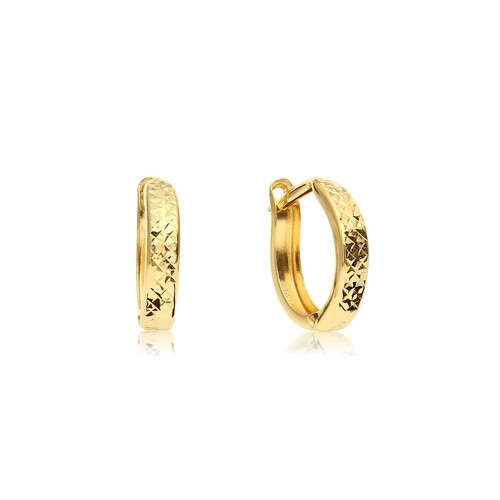 14k real solid - gold, round