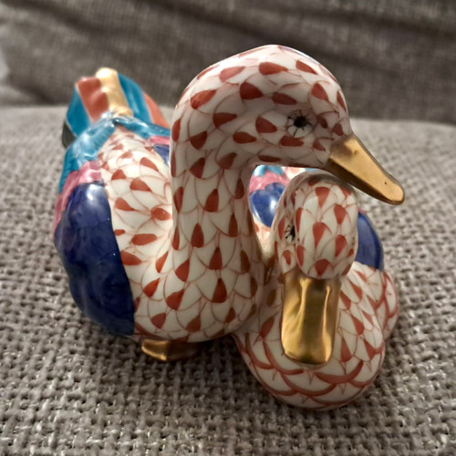 Herend hand painted fishnet