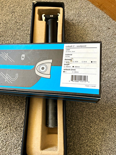 Cobalt aluminium seatpost - aluminium,