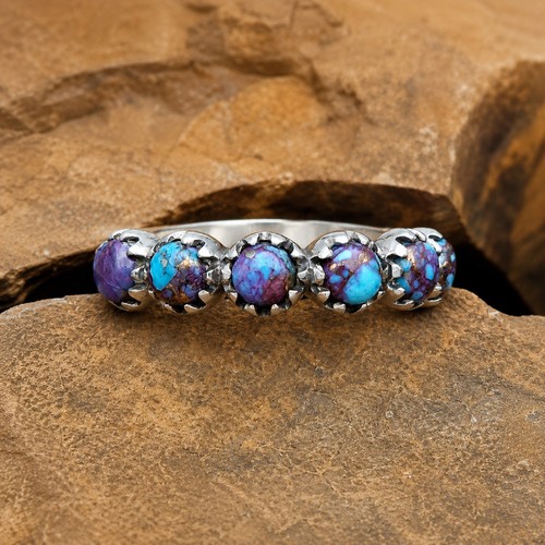 Purple blue mojave turquoise - purple,