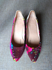 Women's Terra Plana Kantha Quilted Shoes (Perfect Condition), Size UK6 (EU39)