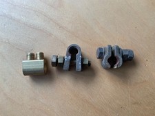 Brass Earth Rod Clamps.