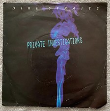 Dire Straits – Private Investigations  7" Vinyl Record 1982 Vertigo
