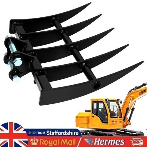 Mini digger rake 450mm 25mm - 450mm, /