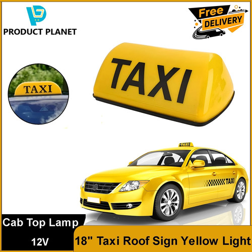 Taxi roof sign aerodynamic - 18",