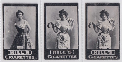 Cigarette cards actresses - cigarette,